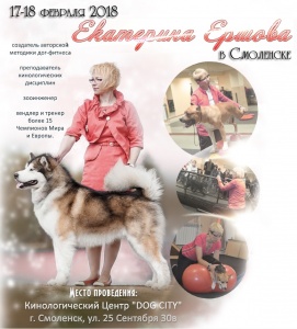 17-18 февраля - Семинар с Екатериной Ершовой в Смоленске